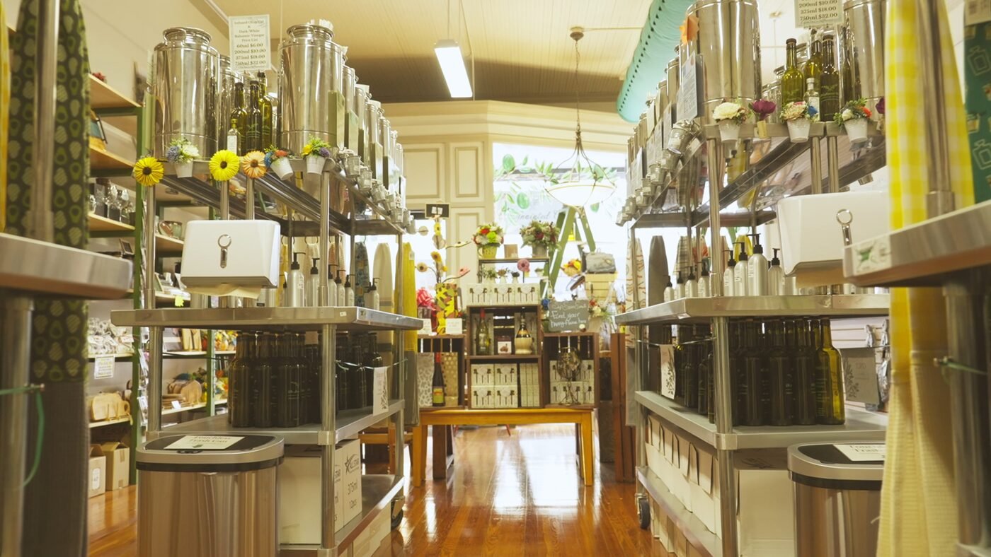 Specialty retail store interior with professional product displays — Orlando area client