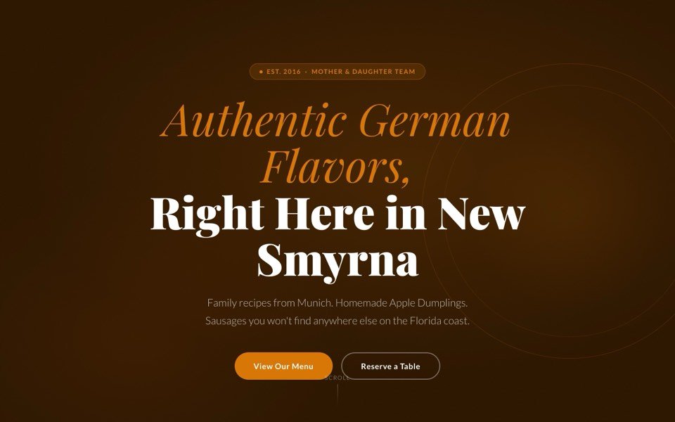 New Smyrna Brat Haus preview
