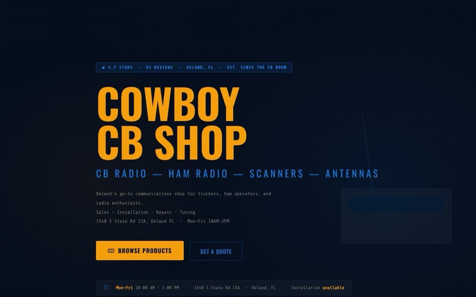 Cowboy CB Shop preview