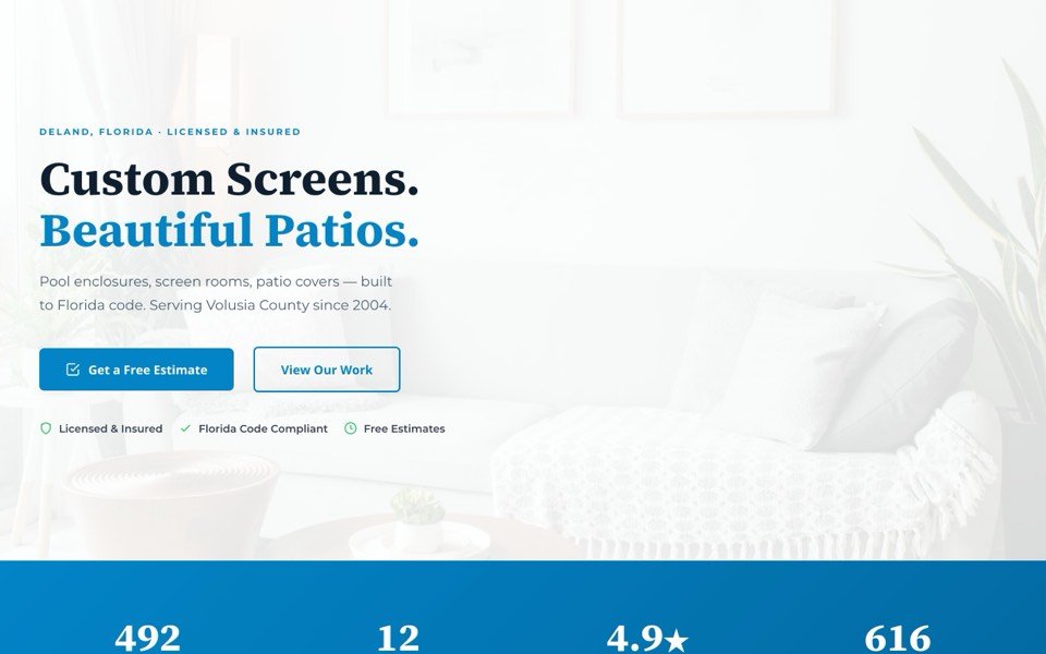 Custom Screen & Patio preview