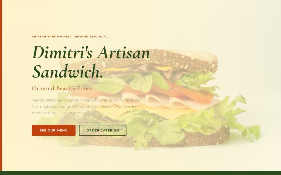 Dimitri's Artisan Sandwich preview