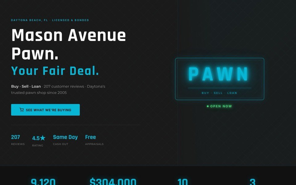 Mason Avenue Pawn preview